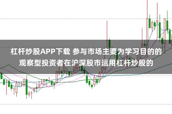杠杆炒股APP下载 参与市场主要为学习目的的观察型投资者在沪深股市运用杠杆炒股的